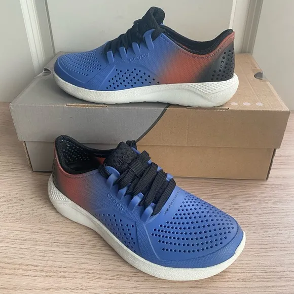 Crocs Literide Colorblock Women Pacer Shoes/Sneakers - Women 5
