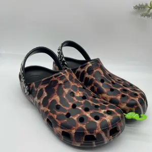 Crocs Unisex-Adult Classic Animal Print Clogs Zebra and Leopard 13 Men/15 Women