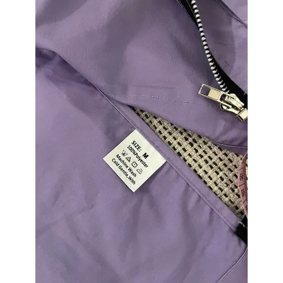 Cropped vest purple size medium