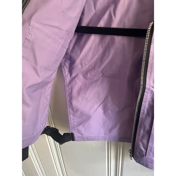 Cropped vest purple size medium