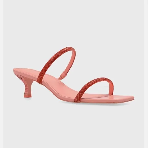 Cult Gaia Nami Crystal Embellished Sandals NIB