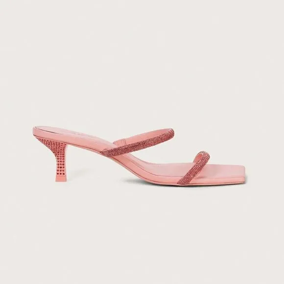 Cult Gaia Nami Crystal Embellished Sandals NIB