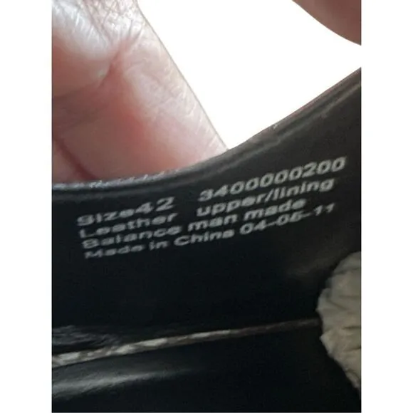 Dansko Bennett Black Leather Shooties Shoes Size EU 42 US 11.5 - 12