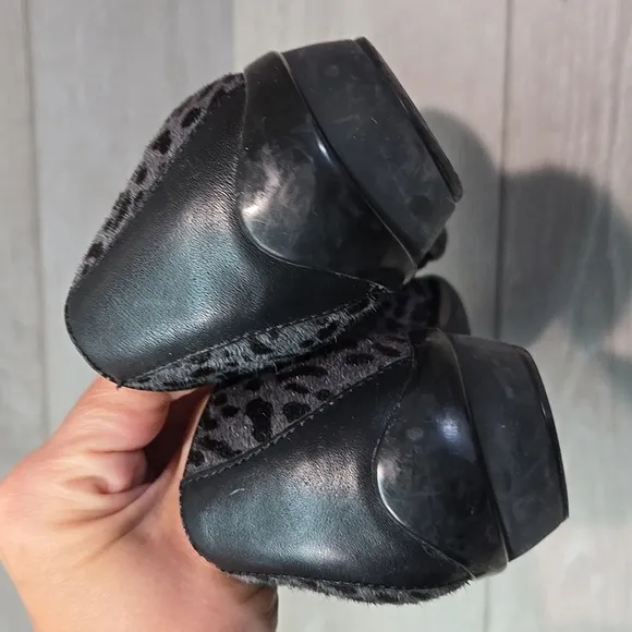 Dansko Women Ocsana calf hair Leather Mary Jane Clog shoes sz 36/5.5-6