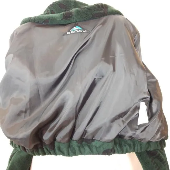 Denali green fleece woodsy outdoor themed jacket