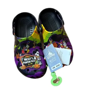 Disney Parks Halloween 2024 Mickey’s Pumpkin Patch Adult Clogs Crocs W9 M7 NEW