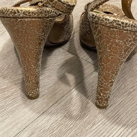 Dolce Gabbana Sandals 40 Wedding Y2K Designer Elegant Party Snakeskin Heels