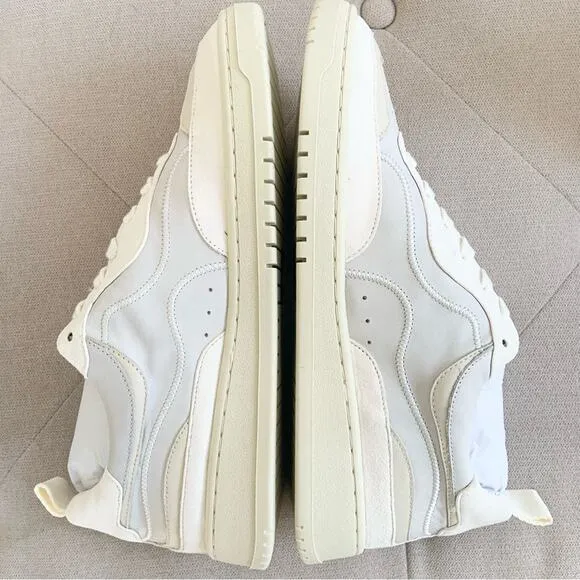 Dolce Vita Adella Sneakers Off White Leather Shoes 9 NEW IN BOX