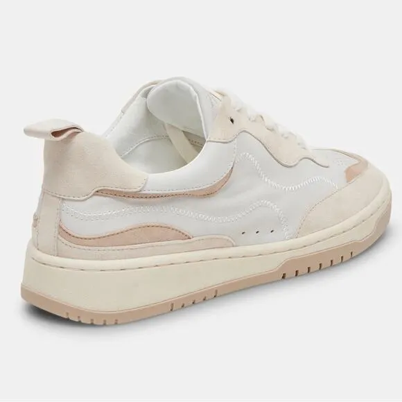 Dolce Vita Adella Sneakers Off White Leather Shoes 9 NEW IN BOX