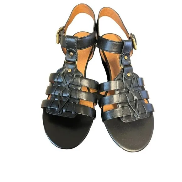 Dolce Vita Black strapped Sandal Heels