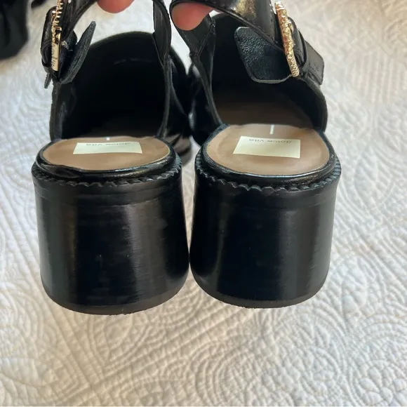 Dolce Vita Hardi Heels - Black - Size 10
