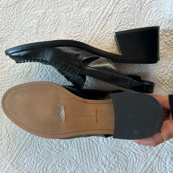 Dolce Vita Hardi Heels - Black - Size 10