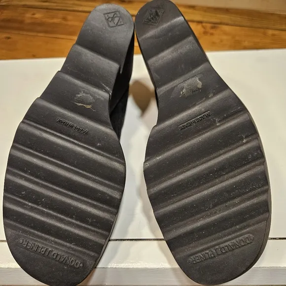 Donald J. Pliner Black Wedge Shoes