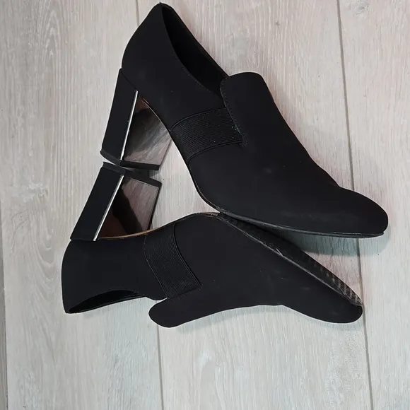 Donald J Pliner Women Clem Heels Square Toe Boots shoes sz 8.5