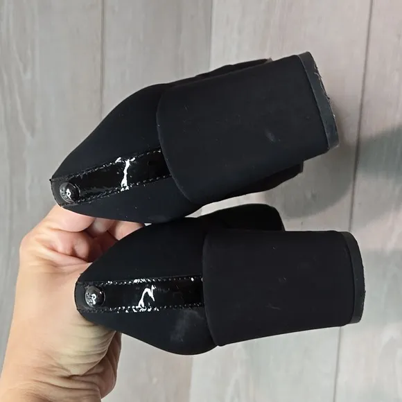 Donald J Pliner Women Clem Heels Square Toe Boots shoes sz 8.5