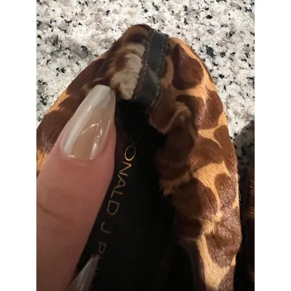 Donald Pilner leopard print flats