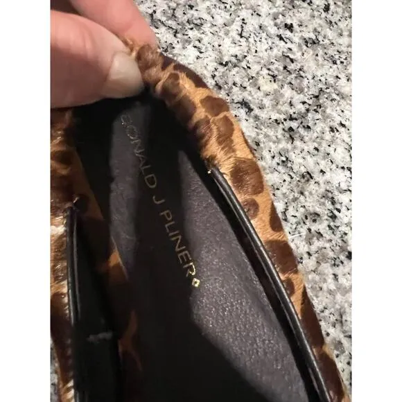 Donald Pilner leopard print flats