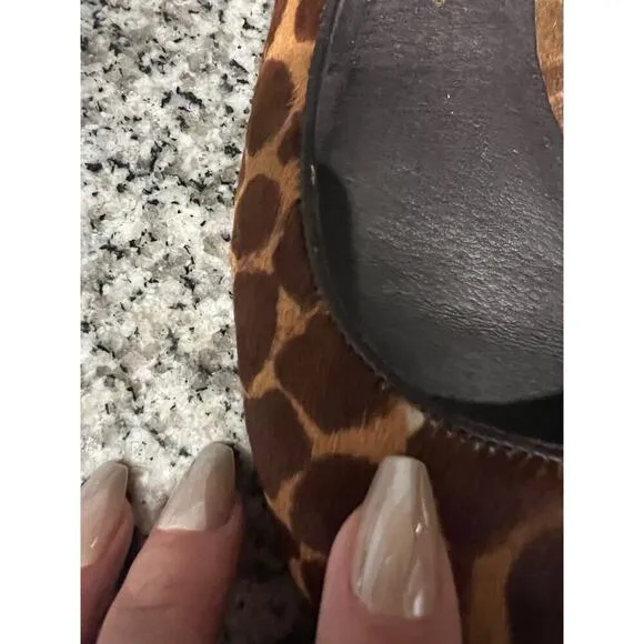 Donald Pilner leopard print flats