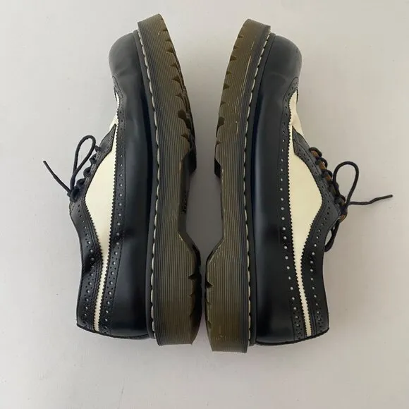 Dr. Martens Bex Black White Oxfords Shoes