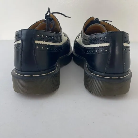 Dr. Martens Bex Black White Oxfords Shoes
