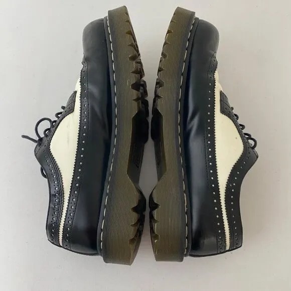 Dr. Martens Bex Black White Oxfords Shoes