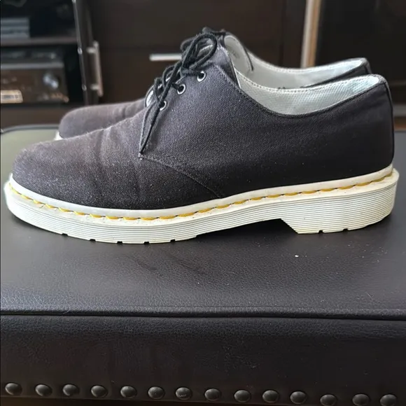 Dr. Martens Black Oxfords with Lace-Up Design