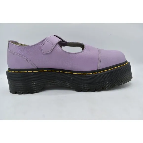 Dr Martens Womens Size 11 Bethan Lilac Purple Mary Jane Pisa Leather Shoes