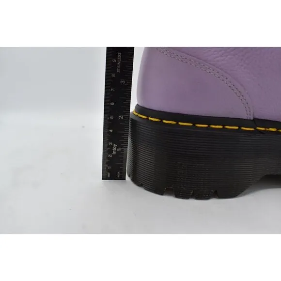 Dr Martens Womens Size 11 Bethan Lilac Purple Mary Jane Pisa Leather Shoes