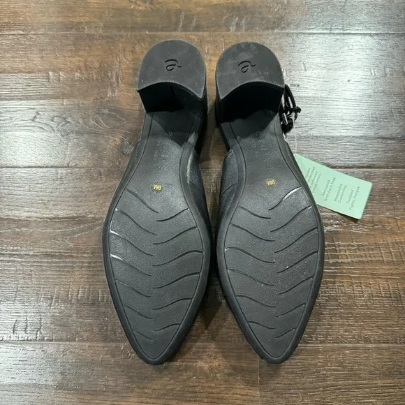 Easy Spirit Evolve Evrita Black Leather Heels Size 9 Women