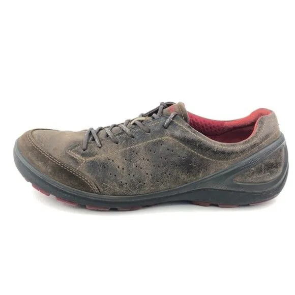 Ecco Biom Grip 1.1 Brown Leather Sneakers EUR 46