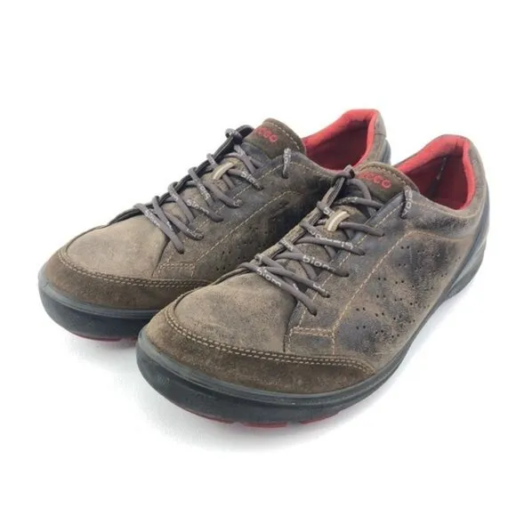 Ecco Biom Grip 1.1 Brown Leather Sneakers EUR 46