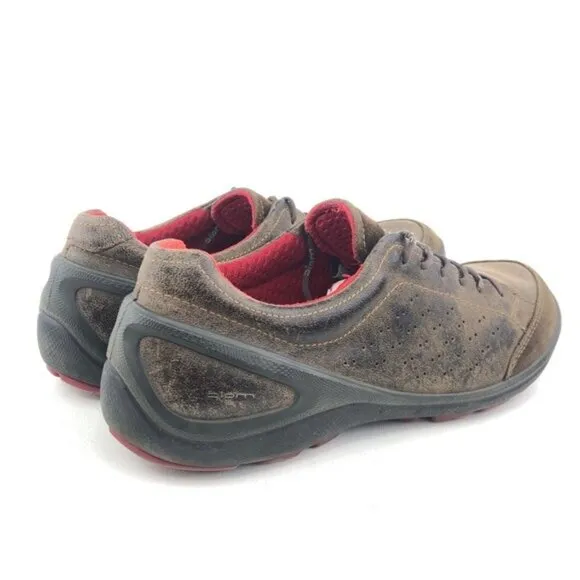 Ecco Biom Grip 1.1 Brown Leather Sneakers EUR 46