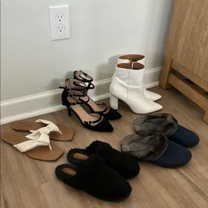 Elegant Black Strappy Heels Bundle