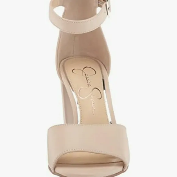 Elegant Cream Ankle Strap sandals