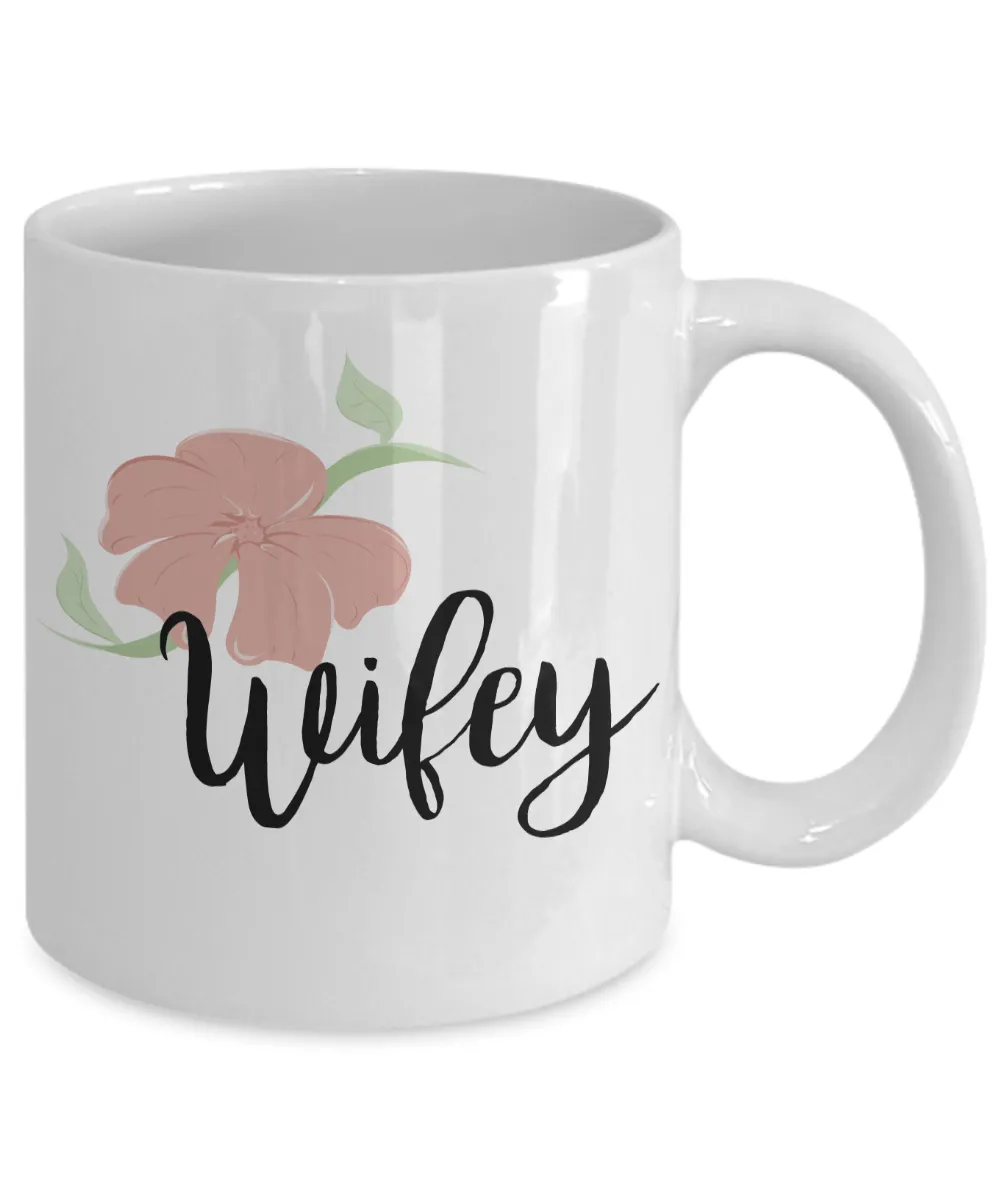Engagement Gifts Ideas - Wedding Mugs - Bride and Groom Mugs - Wifey Coffee Mug
