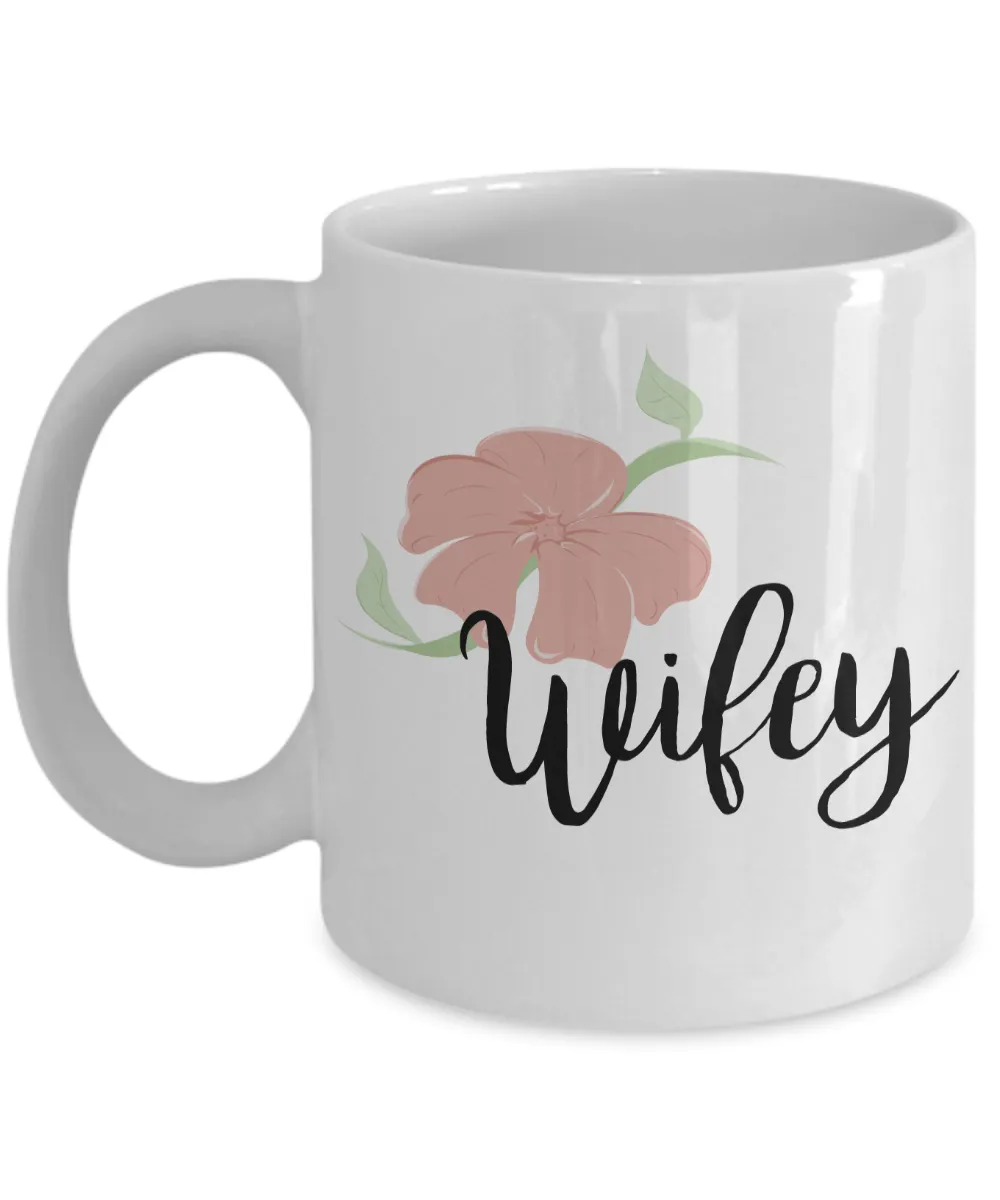 Engagement Gifts Ideas - Wedding Mugs - Bride and Groom Mugs - Wifey Coffee Mug