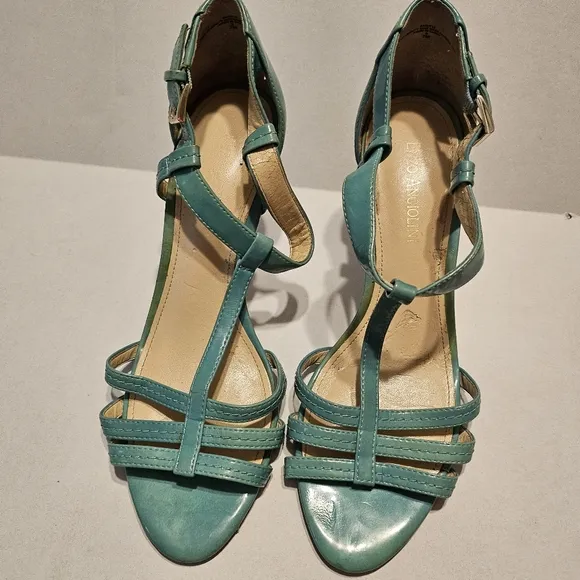 Enzo Angiolini Green Heeled Shoes