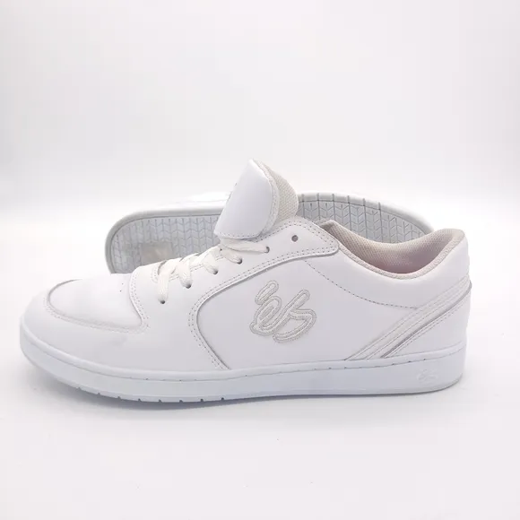 ES Eos Skateboarding Shoes Size 10 Men's 11.5 Women White