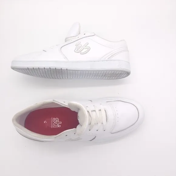 ES Eos Skateboarding Shoes Size 10 Men's 11.5 Women White