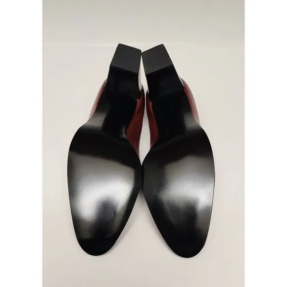Etienne Aigner Vintage Guinevere Laras Burgundy Red Pumps Heels Shoes Size 7.5M