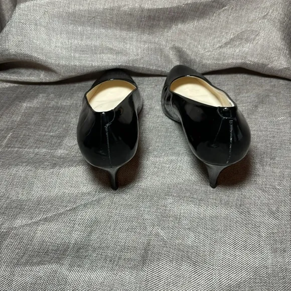 Evan-Picone Vintage Black Patent Leather Pumps Sz 8.5 never NWOT