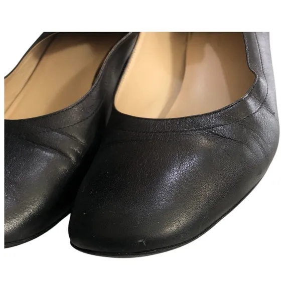 Everlane Day Heel black Leather pumps heels size 6.5