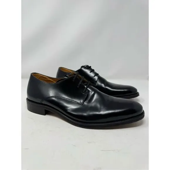 Express Mens Genuine Leather Lace Up Dress Shoes Size 11