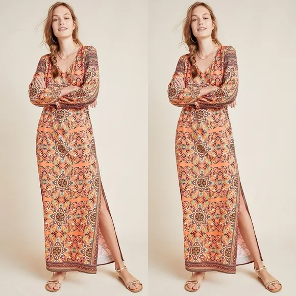 Farm Rio for Anthropologie Clarabella Maxi Dress