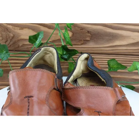 Ferracini‎ 24 hs Shoes Sz 40 M Brown Loafer Leather Men
