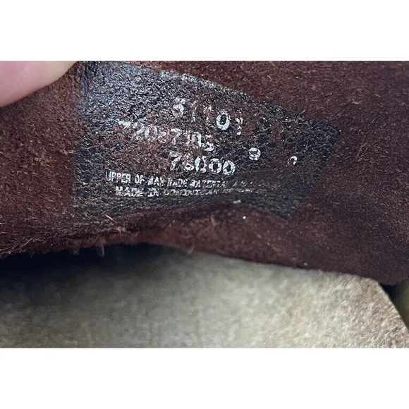 Filson brown tanned leather outdoor hiking oxfords shoes 9D