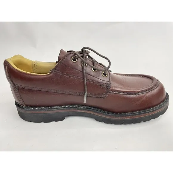 Filson brown tanned leather outdoor hiking oxfords shoes 9D