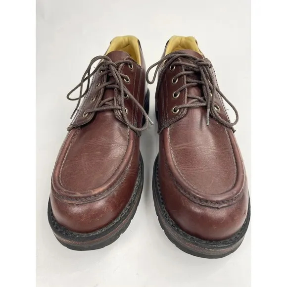 Filson brown tanned leather outdoor hiking oxfords shoes 9D