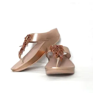 FitFlop RUMBA Beaded Toe-Post Sandals Size 11 NIB