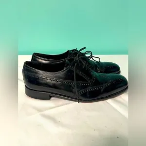 Florsheim Men's black size 13M lace up‎ shoes